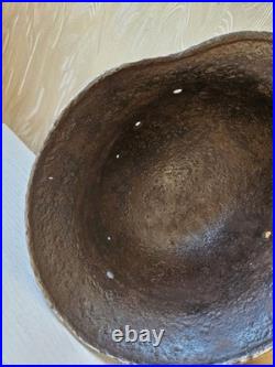 Original German Helmet M40 / 64 Wehrmacht Relic Of Battlefield WW2 World War 2