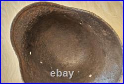 Original German Helmet M40 / 64 Wehrmacht Relic Of Battlefield WW2 World War 2