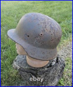 Original German Helmet M40/64 Wehrmacht Relic of Battlefield WW2