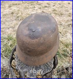 Original German Helmet M40/64 Wehrmacht Relic of Battlefield WW2