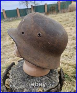 Original German Helmet M40/64 Wehrmacht Relic of Battlefield WW2