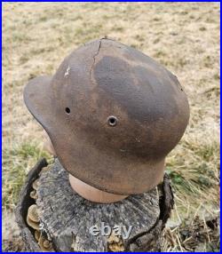 Original German Helmet M40/64 Wehrmacht Relic of Battlefield WW2