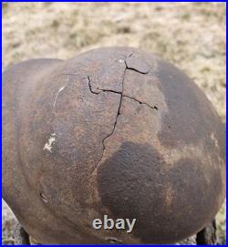 Original German Helmet M40/64 Wehrmacht Relic of Battlefield WW2