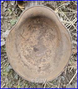 Original German Helmet M40/64 Wehrmacht Relic of Battlefield WW2