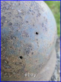 Original German Helmet M40/64 Wehrmacht Relic of Battlefield WW2