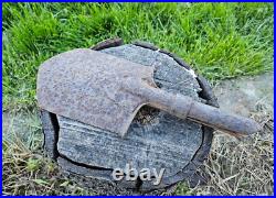 Original German Helmet M40/66 and Sapper Shovel Wehrmacht Uniform World War 2 Original German Helmet M40/66 and Sapper Shovel Wehrmacht Uniform World War 2