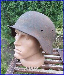 Original German Helmet M40 Relic of Battlefield WW2 World War 2
