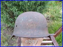 Original German Helmet M40 Relic of Battlefield WW2 World War 2