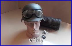 Original German Helmet M40 and other Relics WW2