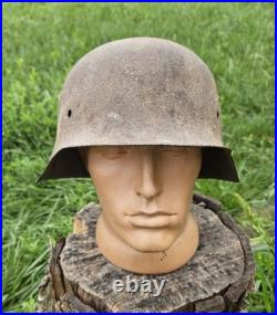 Original German Helmet M42/64 Wehrmacht Relic of Battlefield WW2 World War 2 Original German Helmet M42/64 Wehrmacht Relic of Battlefield WW2 World War 2