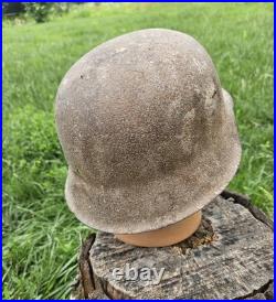 Original German Helmet M42/64 Wehrmacht Relic of Battlefield WW2 World War 2 Original German Helmet M42/64 Wehrmacht Relic of Battlefield WW2 World War 2