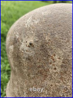 Original German Helmet M42/64 Wehrmacht Relic of Battlefield WW2 World War 2 Original German Helmet M42/64 Wehrmacht Relic of Battlefield WW2 World War 2