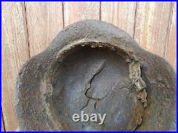 Original German Helmet M42 Damage Relic of Battlefield WW2 World War 2 Size 62