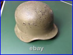 Original German WW II (1939-45) Military Steel Helmet, Germany