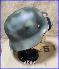 Original German WW2 Helmet 1939-1945 after restoration Original German WW2 Helmet 1939-1945 after restoration