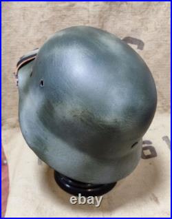 Original German WW2 Helmet 1939-1945 after restoration Original German WW2 Helmet 1939-1945 after restoration
