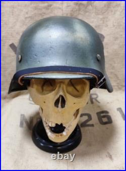 Original German WW2 Helmet 1939-1945 after restoration Original German WW2 Helmet 1939-1945 after restoration