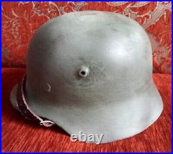 Original German WW2 Helmet 1939-1945 after restoration 1