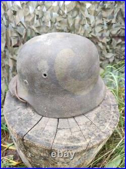 Original German WW2 Helmet 55