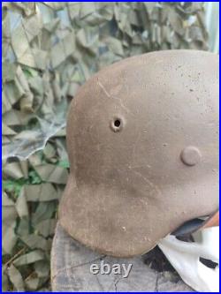 Original German WW2 Helmet 55