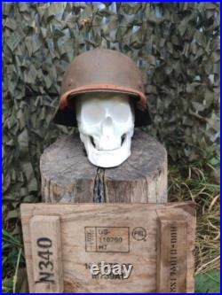 Original German WW2 Helmet 55