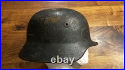 Original German WW2 Helmet 64 with Liner & Chinstrap