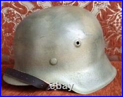 Original German WW2 Helmet M-42 1939-1945 after restoration size 64 (6)