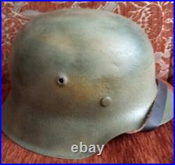 Original German WW2 Helmet M-42 1939-1945 after restoration size 64 (6)