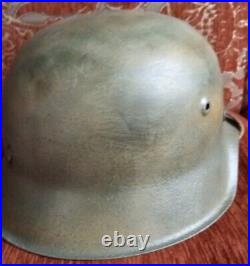 Original German WW2 Helmet M-42 1939-1945 after restoration size 64 (6)