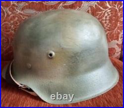 Original German WW2 Helmet M-42 1939-1945 after restoration size 64 (6)