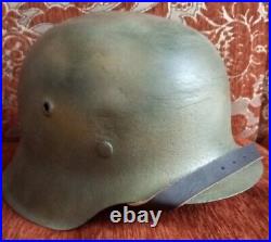 Original German WW2 Helmet M-42 1939-1945 after restoration size 64 (6)