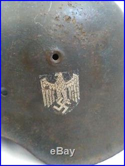 Original German WW2 steel helmet Wehrmaht Native paint