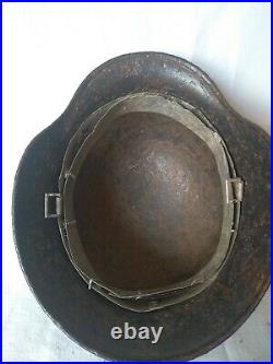 Original German WW2 steel helmet Wehrmaht Native paint