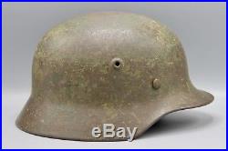Original German WWII 2 Tone Camouflaged M40 Luftwaffe Helmet WW2