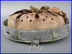 Original German WWII Helmet Liner Used Post War Size 68/60 Dated 1940 Zinc Band