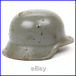 Original German WWII M42 Stahlhelm Steel Helmet- Shell Size 62, Maker Marked