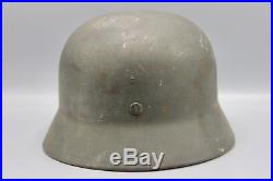 Original German WWII Named Army M35 No Decal Helmet with Liner