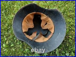 Original German WWII helmet Luftschutz air defence Gladiator M38 Luftwaffe WW2
