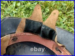 Original German WWII helmet Luftschutz air defence Gladiator M38 Luftwaffe WW2