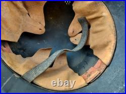 Original German WWII helmet Luftschutz air defence Gladiator M38 Luftwaffe WW2