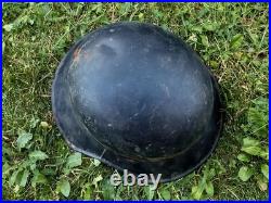 Original German WWII helmet Luftschutz air defence Gladiator M38 Luftwaffe WW2