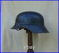 Original German World War II M38 Luftschutz Air Defense Gladiator Helmet