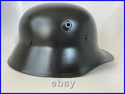 Original German helmet / stahlhelm M18 WW2'Elite' Paradehelmet aluminium