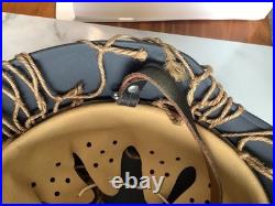 Original Refurbished German Helmet M40 WW2 Shell Size 64 Camo Paint & Net