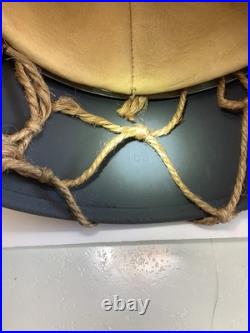 Original Refurbished German Helmet M40 WW2 Shell Size 64 Camo Paint & Net