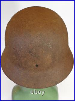 Original Relic WW2 WWII German M40 HELMET size 64 from Kurland Front