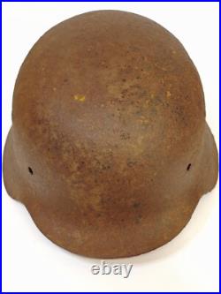 Original Relic WW2 WWII German M40 HELMET size 64 from Kurland Front