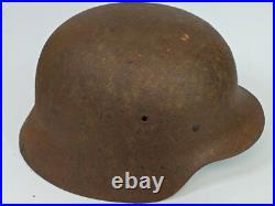 Original Relic WW2 WWII German M40 HELMET size 64 from Kurland Front