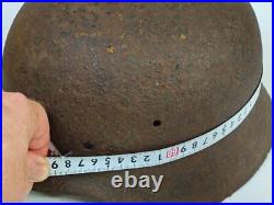 Original Relic WW2 WWII German M40 HELMET size 64 from Kurland Front