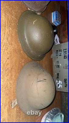 Original WW 2 British Army Helmet, American, German, Russian, WW2, WW1